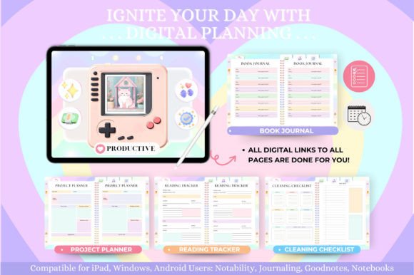 Download Digital Planner for Ipad, Goodnotes - Ipad Collection