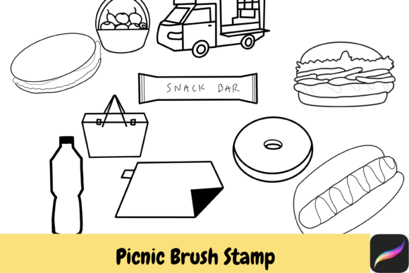 Download Picnic Procreate Brush Stamps IPAD - Ipad Collection