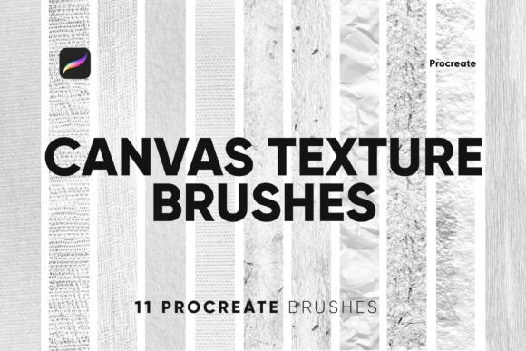 Download 10 Canvas Texture Brushes Procreate - Texture brushes Collection