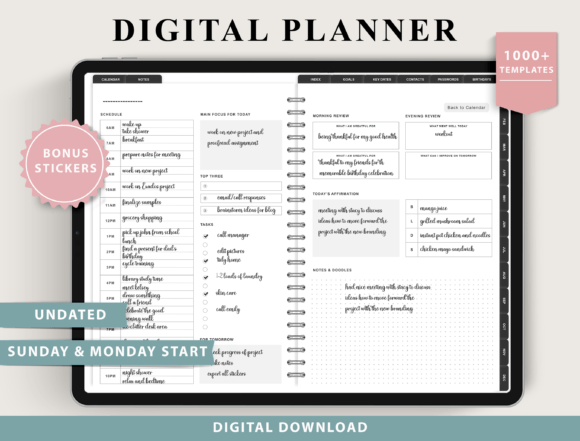 Download Digital Planner for Ipad, GoodNotes - Ipad Collection