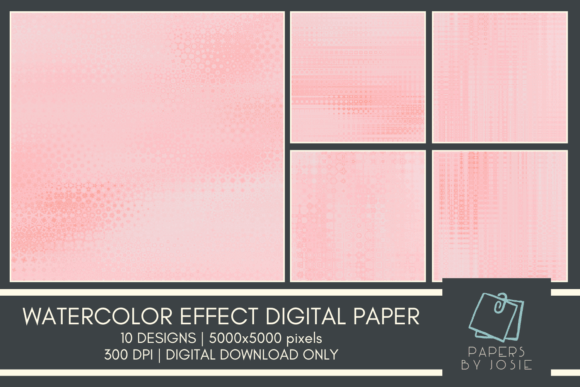 Download Watercolor Effect Design Digital Paper - Watercolor effect Collection