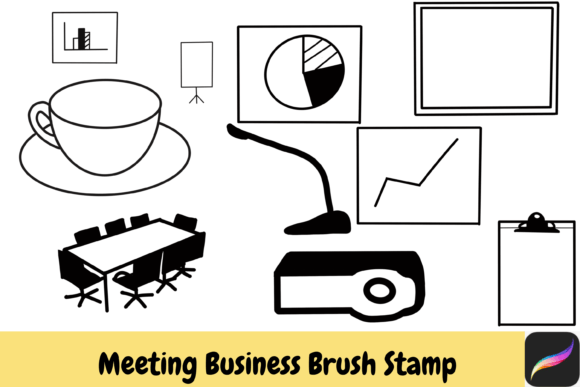 Download Meeting Procreate Brush Stamps IPAD - Ipad Collection