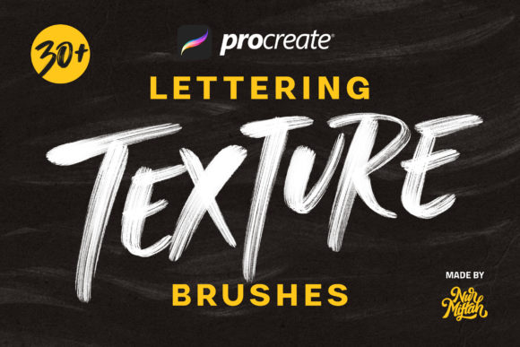 Download Procreate Lettering Texture Brushes - Texture brushes Collection