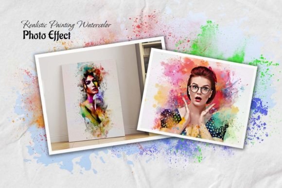 Download Realistic Painting Watercolor Effect - Watercolor effect Collection